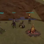 Fritzch with Zeno (Ashira NPC) and an ashira adept in the Ruins of Hin Adaru - Tel Ekir